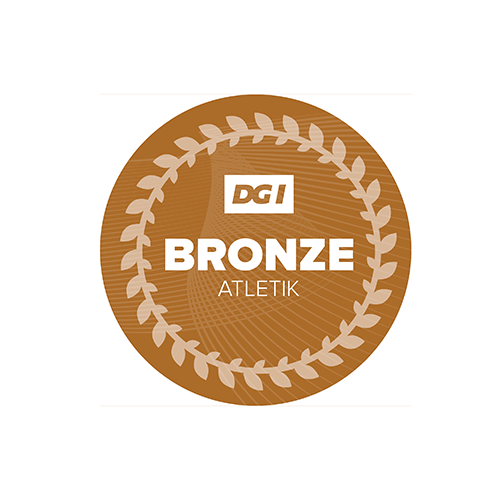Forhåndsvisning af produktet DGI Atletik klistermærke bronze