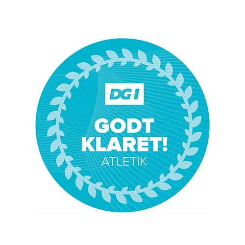 Forhåndsvisning af produktet DGI Atletik klistermærke Godt Klaret