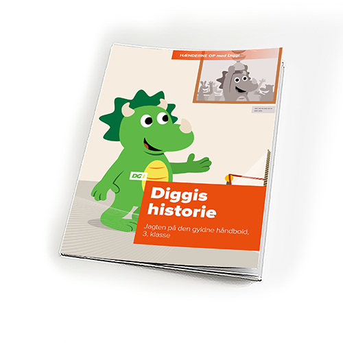 Forhåndsvisning af produktet Diggis historie – Jagten på den gyldne håndbold, 3. klasse